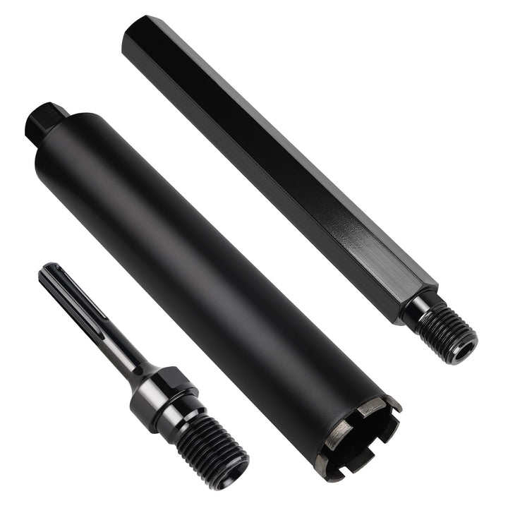 CPROSP 1¼" UNC ⌀110mm Diamantbohrkrone mit Kernbohrer Verlängerung 400mm und SDS MAX Adapter, Kernbo