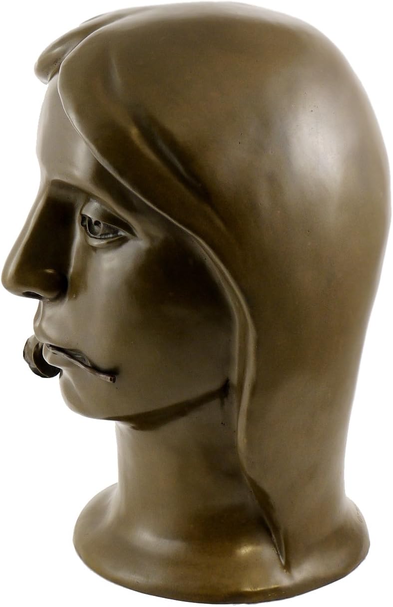 Kunst &amp; Ambiente - Bronzefigur - Girl with Rose (1924) - signiert - Otto Gutfreund Skulptur - 100% B