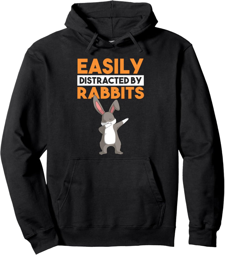 Lässt sich leicht von Hasen ablenken. Pullover Hoodie