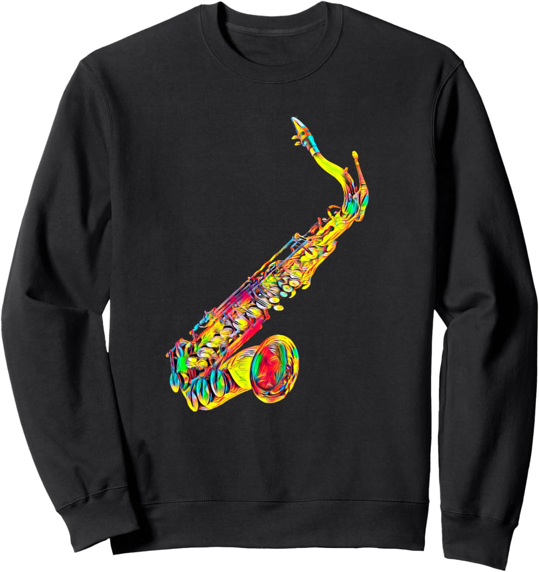 Saxophon Musiker Sweatshirt