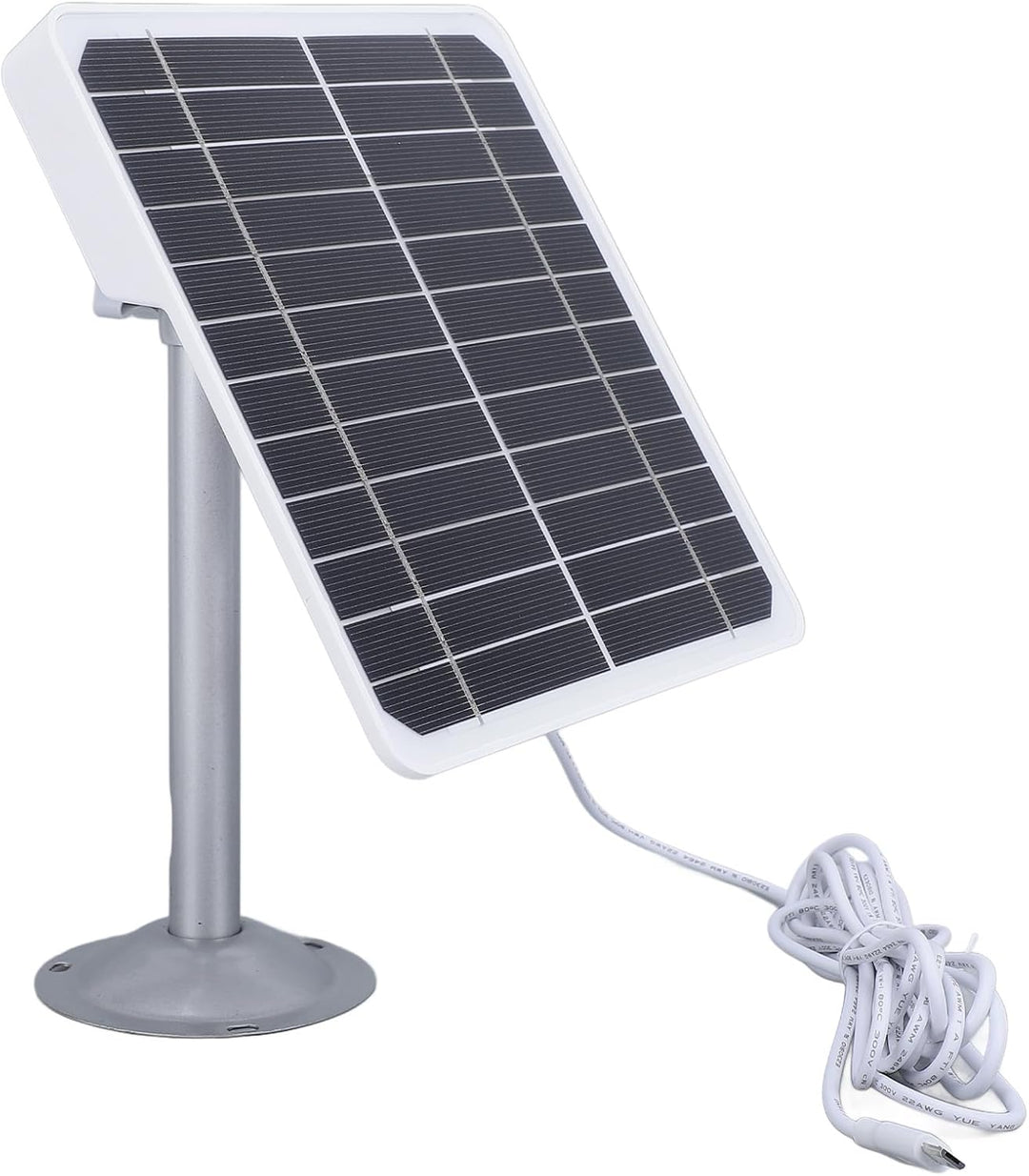 Solarpanel für Überwachungskamera, USB-Solarpanel, 20 W, 5 V, hocheffiziente Kamera, monokristalline