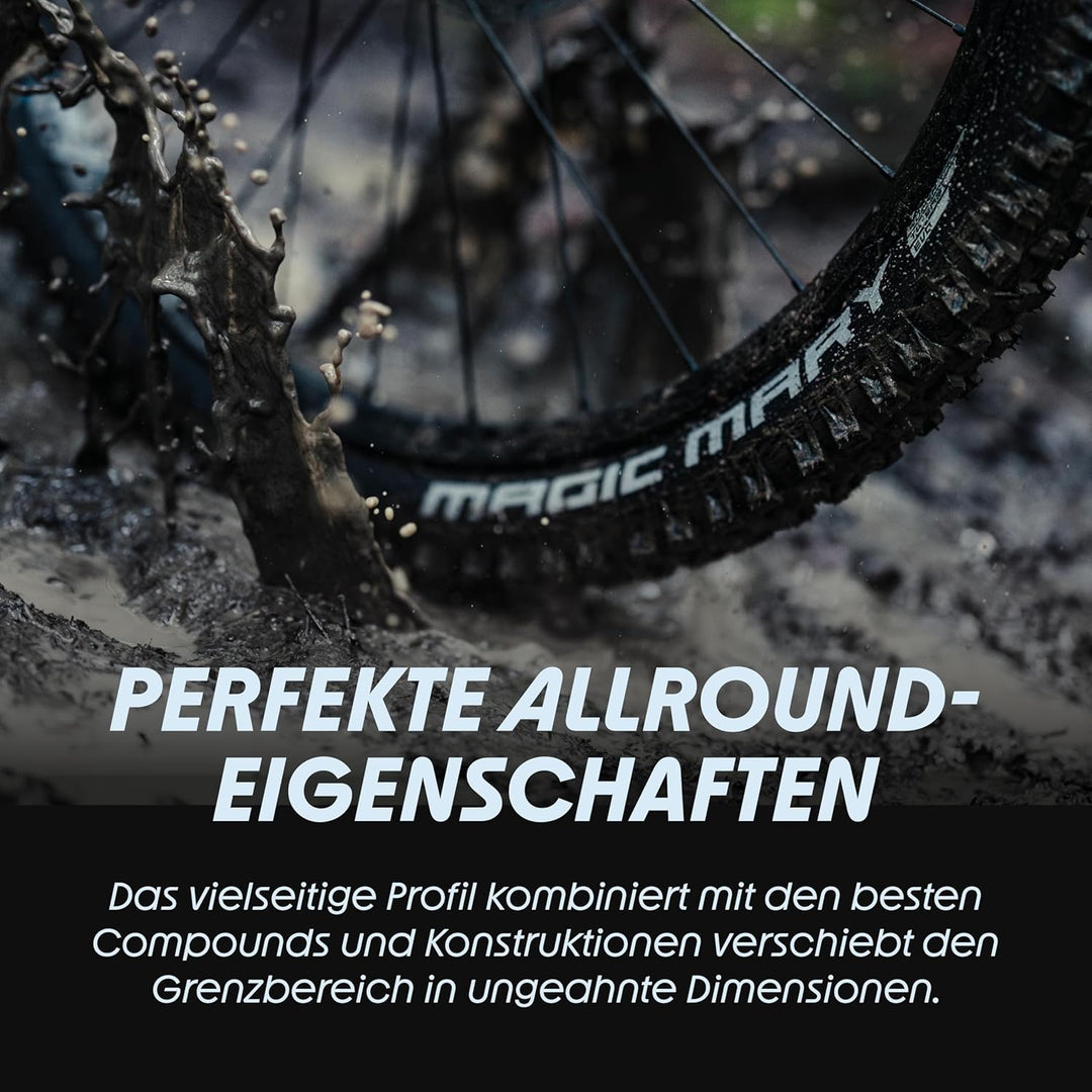 Schwalbe Magic Mary Evo TLE Faltreifen // 62-584 (27,5x2,40') Super Ground Schwarz 62-584 (27.5" x 2