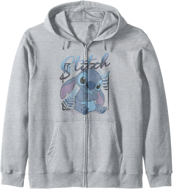 Disney Lilo &amp; Stitch Tropic Blue Leaf Stitch Kapuzenjacke