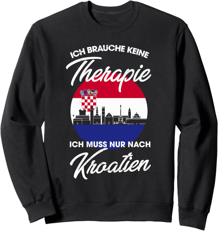 Kroatische Flagge I Kroatien Urlaub I Kroatien Sweatshirt