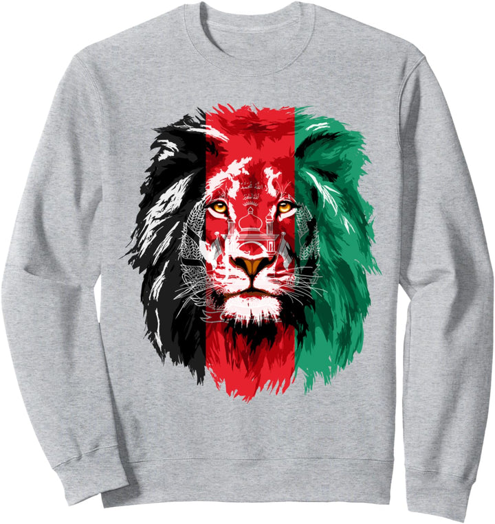 Afghanistan Flag Lion Free Afghanistan Sweatshirt