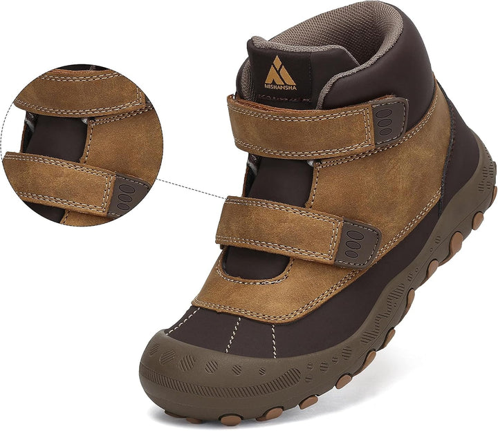 Mishansha Kinder Wanderschuhe rutschfest Leicht Trekking Wanderstiefel für Jungen Mädchen Gr.24-38 2