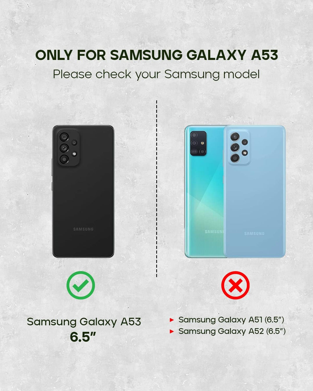 Porter Riley - Lederhülle für Samsung Galaxy A53. Premium Echtleder Standhülle/Cover/Brieftasche (Sc