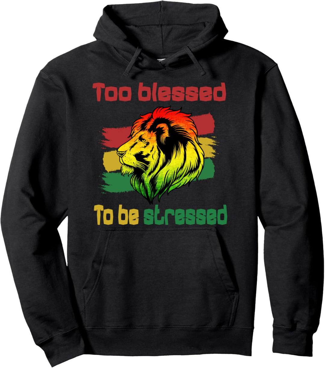 Reggae Dancehall Musik - Rasta Rastafari Reggae Pullover Hoodie
