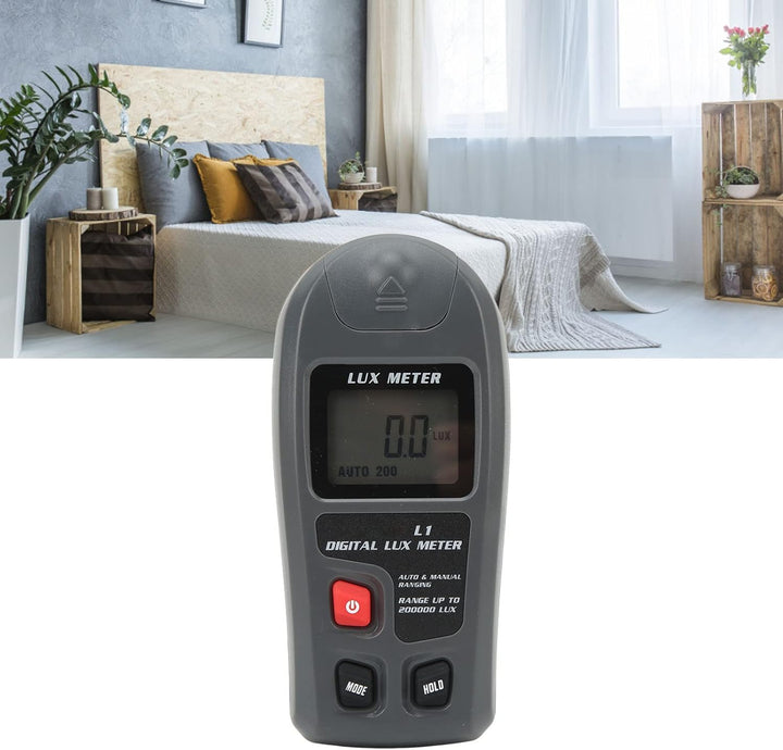 Digitales Luxmeter Lichtmessgerät Beleuchtungsstärkemesser Automatische Abschaltung LCD Display Hohe