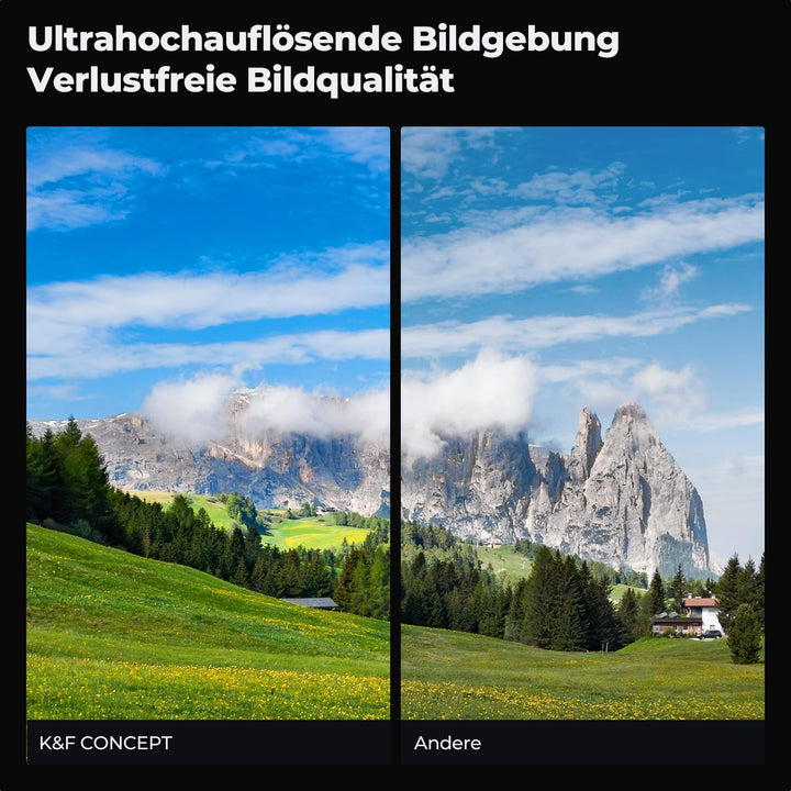 K&F Concept Nano X-Serie Polfilter 86mm CPL Filter Polarisationsfilter MRC mit 28x vergütet, 86mm