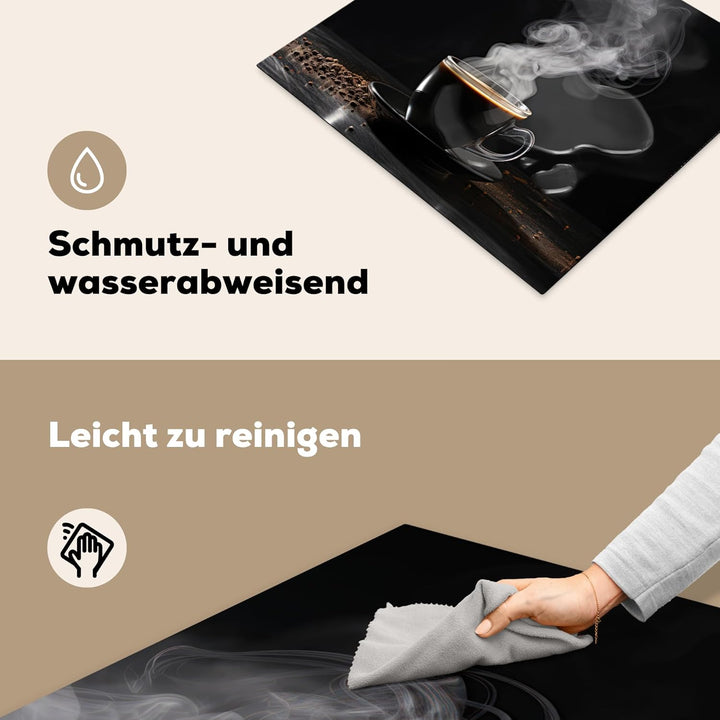 KitchenYeah© Herdabdeckplatte Einteilig Ceranfeld Abdeckplatte Küche Deko Ceranfeldabdeckung Herdabd