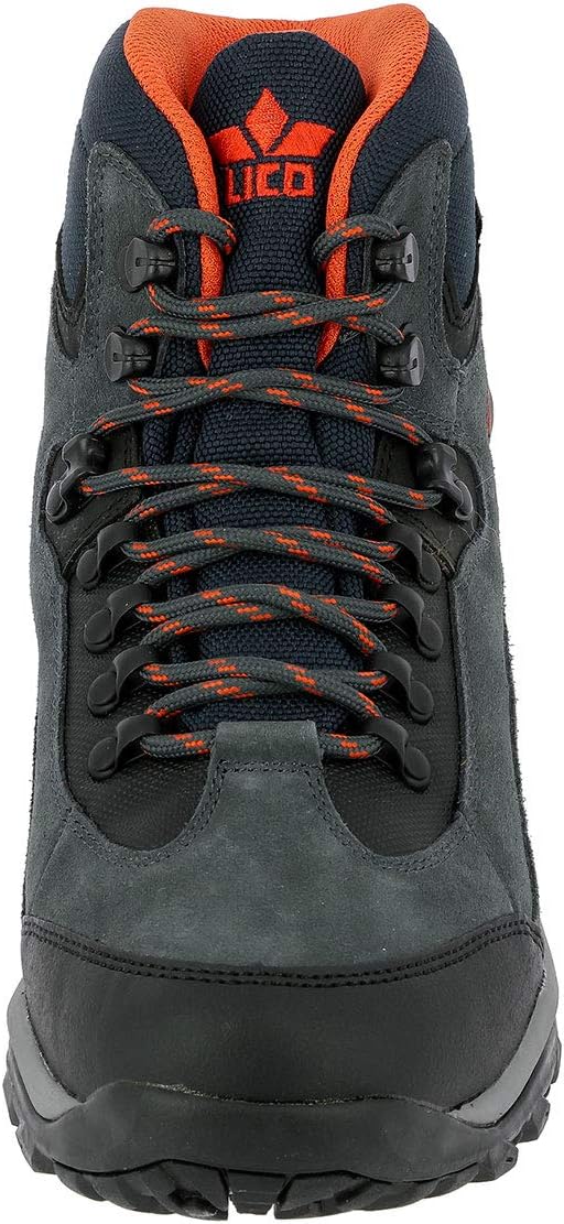Lico Herren Milan Trekking- &amp; Wanderstiefel, Anthrazit Orange