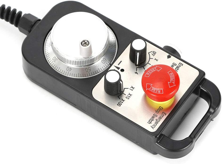 Impulsgenerator, Universal 4-Achse MPG Anhänger Handrad Controller mit Not-Aus Handregler Linientrei