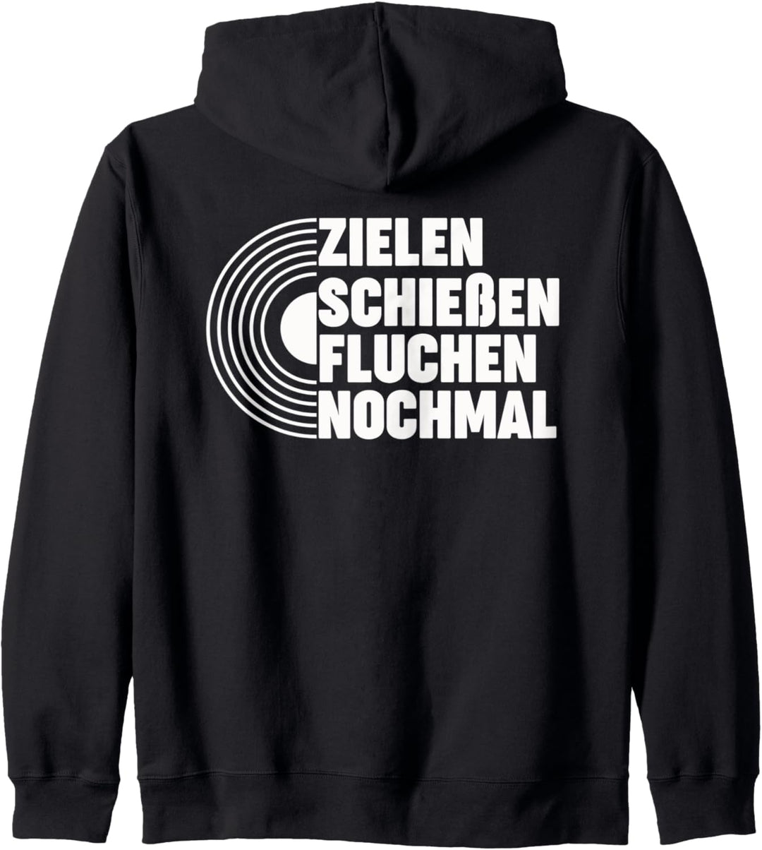 Zielen Schiessen Fluchen Nochmal Bogenschiessen Bogenschütze Kapuzenjacke