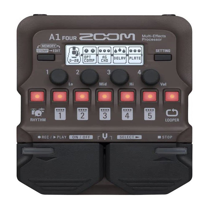 Zoom A1 FOUR Acoustic Guitar Multi-Effects Pedal