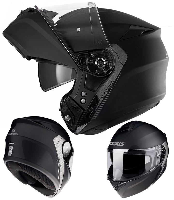 AXXIS Storm Flip Up Helm, Klapphelm, M