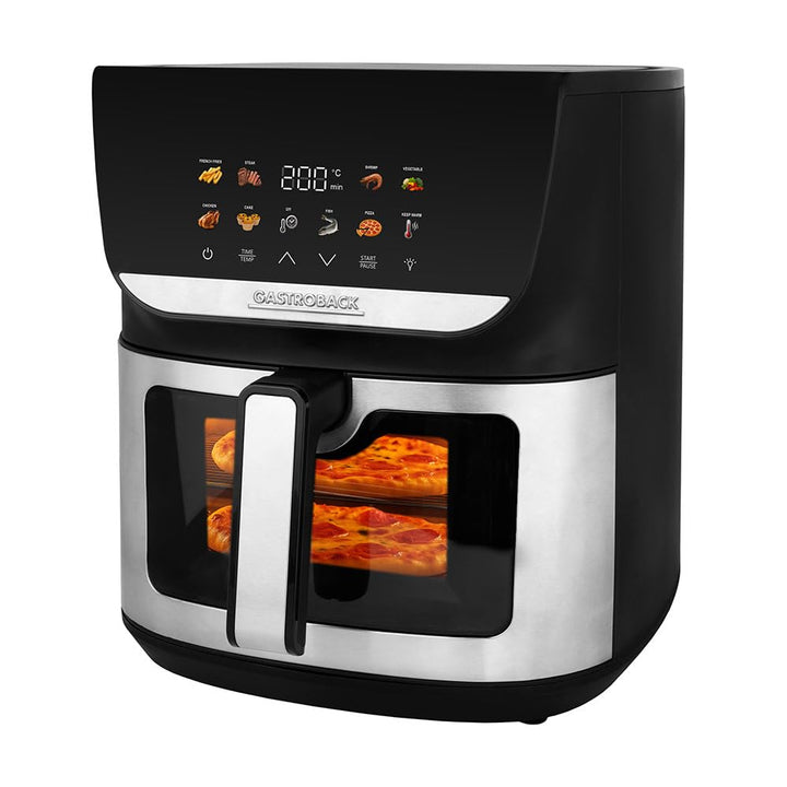 Heissluftfritteuse XXL 8L Familie, Multi Airfryer &amp; Mini Backofen 2000W mit 10 Automatikprogrammen,