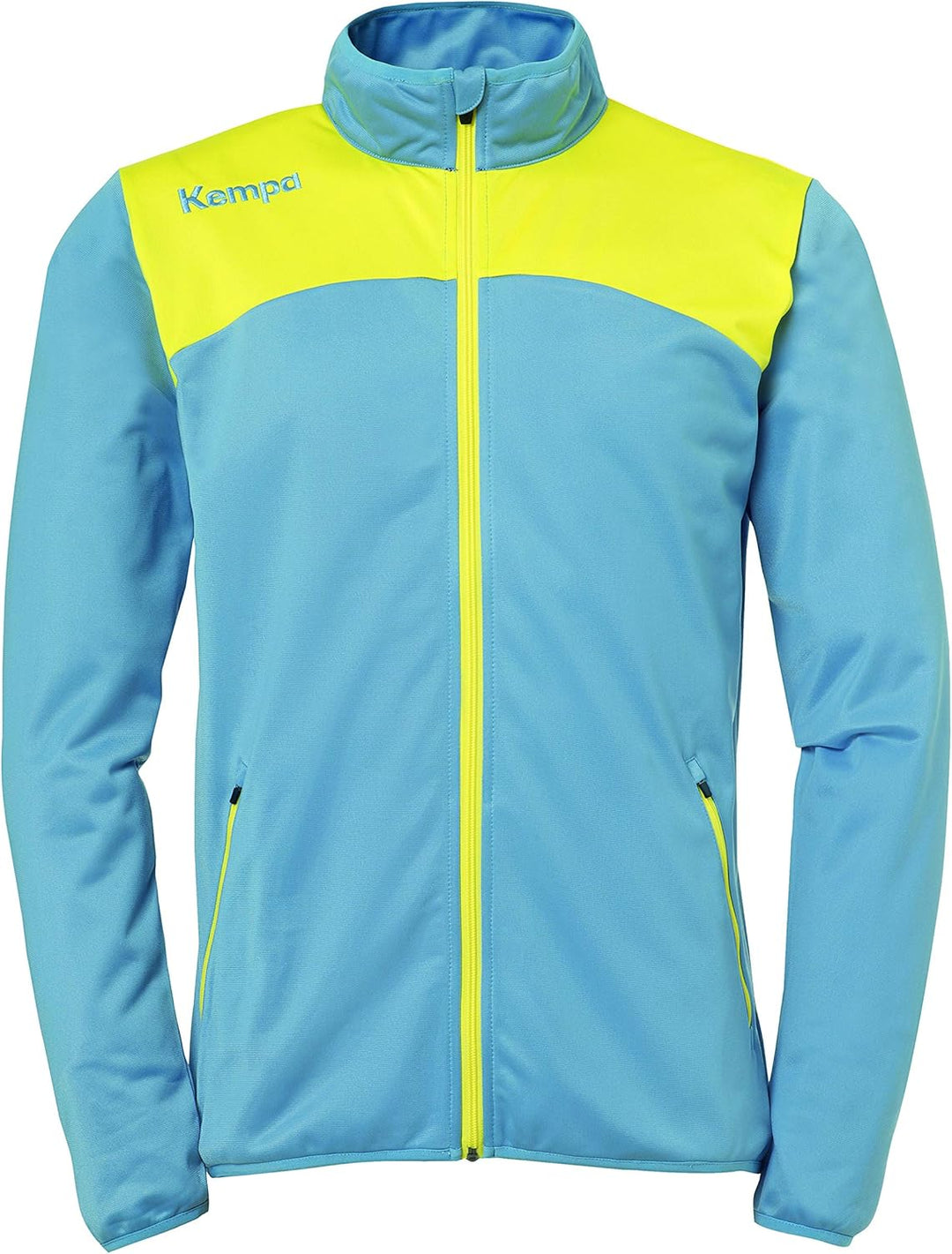 Kempa Herren Emotion 2.0 Poly Jacke, Dove blau/limonengelb, XL