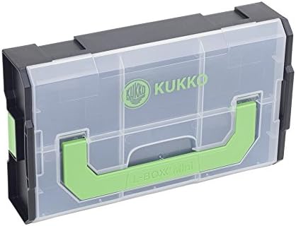 KUKKO 3er Set Sortimo L-Boxx mini/Deckel transparent