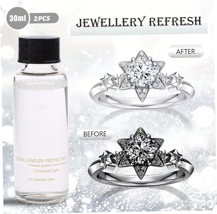 Bemonew Jewelry Shield 2er-Pack Schmuckschutzlack transparenter aufpolierbarer Schmuckversiegler zum