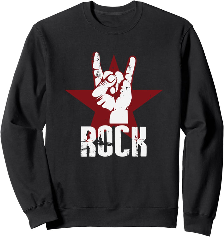 Rock Music Devil Horns Sweatshirt