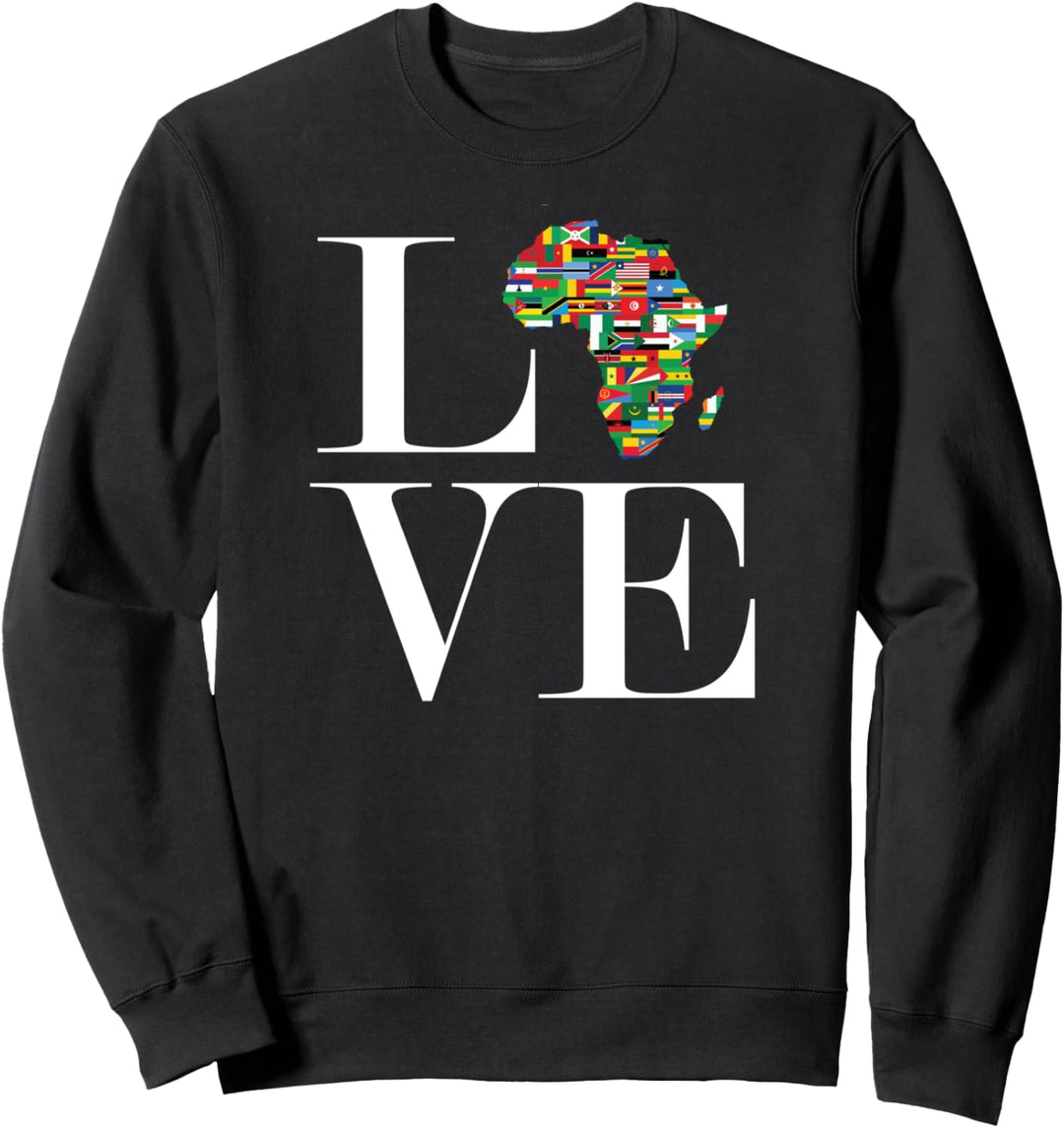 Afrika T-Shirt, I Love Africa Sweatshirt