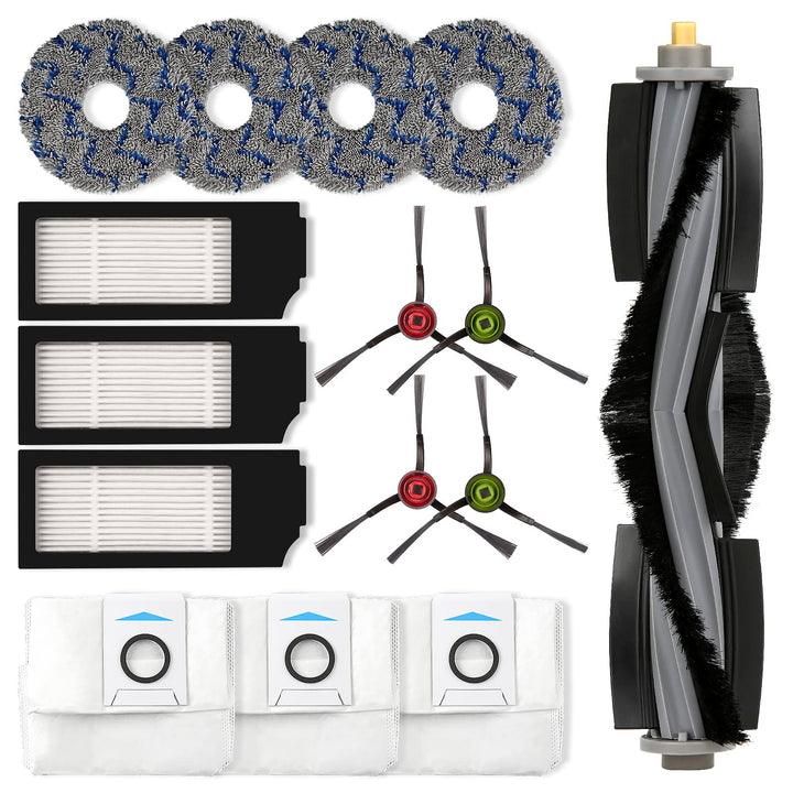(15 Stück) Ersatzteile für ECOVACS DEEBOT DEEBOT X1 Omni X1 PRO Omni X1 Omni T10 Omni Zubehör-Kit, 1