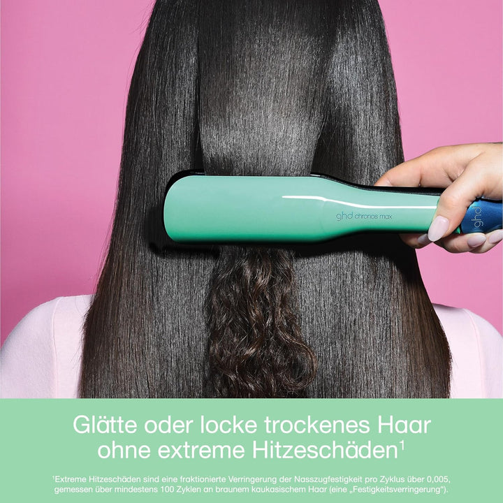 ghd chronos max Breites Glätteisen: Ideal für dickes, langes &amp; lockiges Haar, smarter Styler, 85% gr
