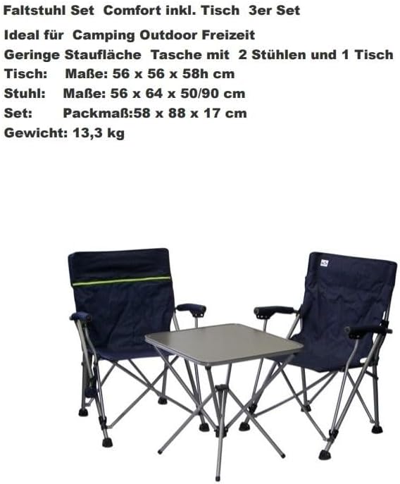 Mit 2 Stück Fächerschirm GELB - Camping Reise -Set Holly&