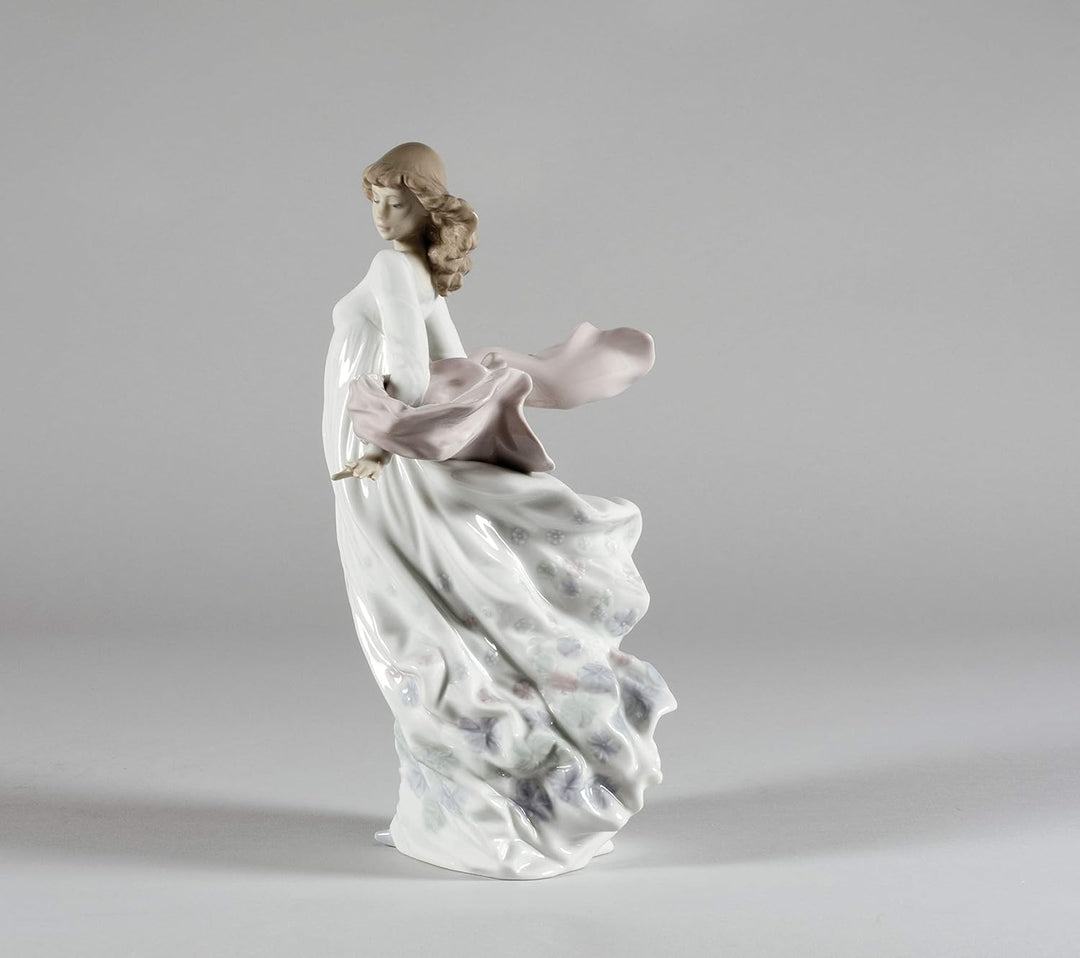 LLADRÓ Frauen-Figur Frühlingspracht. Frau. Porzellan.