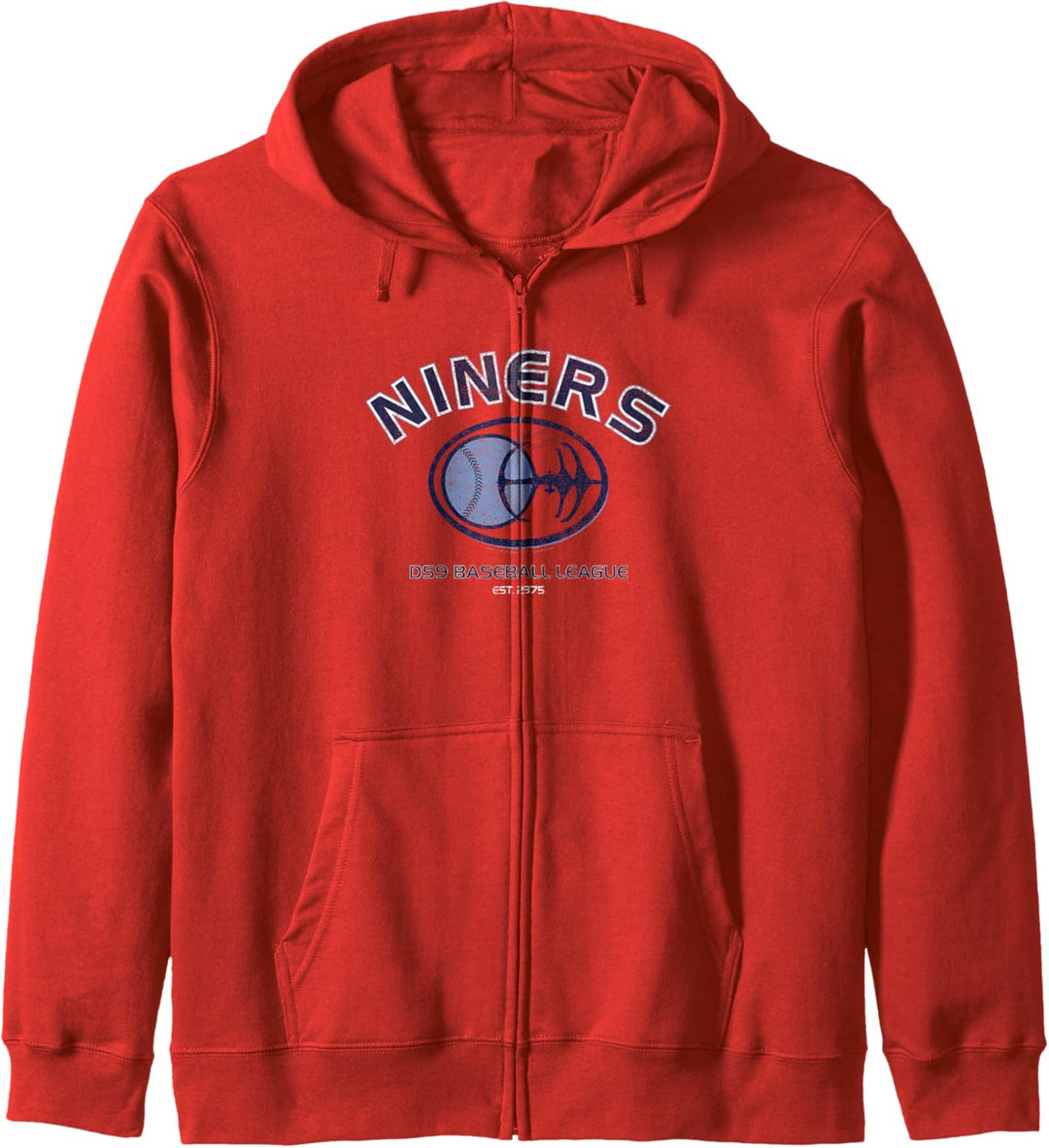 Star Trek DS9 Niners Baseball League Logo Kapuzenjacke