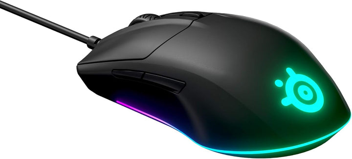 SteelSeries Rival 3 Gaming-Maus - optischer TrueMove Core-Sensor mit 8500 CPI - 6 programmierbare Ta