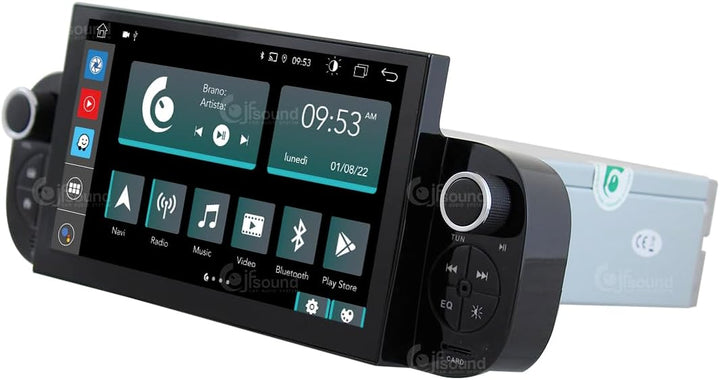 Universelles Autoradio für FIAT Panda 2022 Android GPS Bluetooth WiFi USB DAB+ Touchscreen 6.2" 8cor