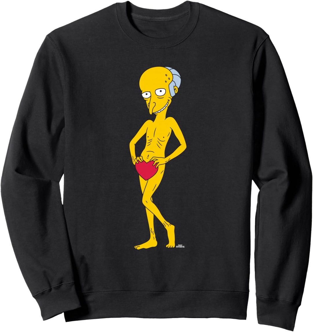 The Simpsons Mr. Burns Valentine Sweatshirt