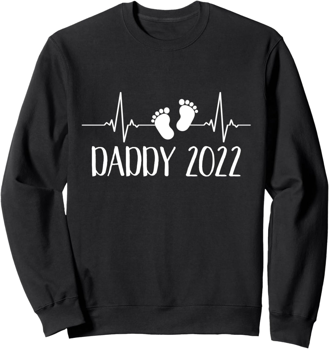Papa 2022 Frequenz Herzschlag Sweatshirt