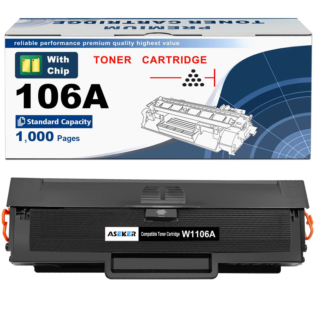 ASEKER Kompatibel 106A W1106A Tonerkartusche für HP Laser 107 107w 107a 107r MFP 135 135wg 135a 135r