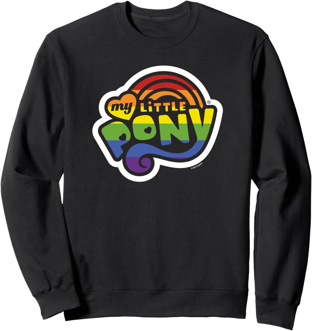 My Little Pony: Friendship Is Magic Outline Rainbow Logo Sweatshirt