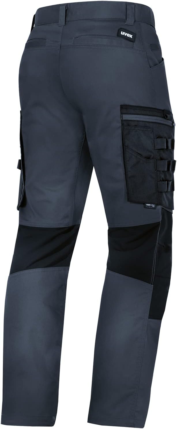 Uvex Echor Bundhose - Herren Arbeitshose mit Stretch-Bund - Cargohose - flexibel & robust 48 Dunkelb