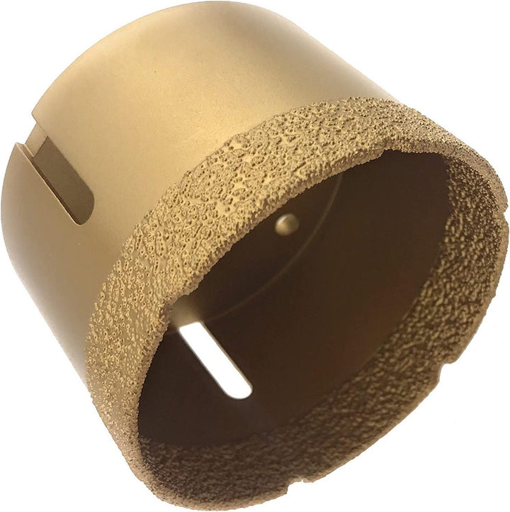PRODIAMANT Profi Fliesenbohrer Fliese 80 mm x M14 Diamantbohrer Winkelschleifer für trockenbohren in