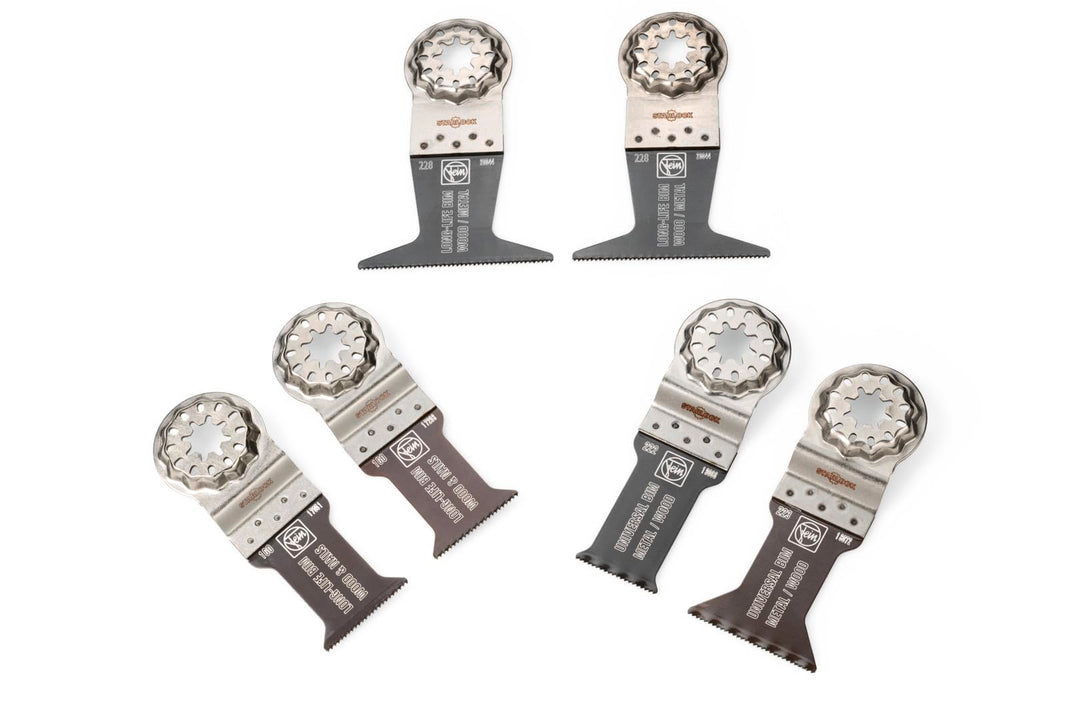 FEIN Best of E-Cut | Starlock | Wood & Metal | Zaagbladenset | 6-delig