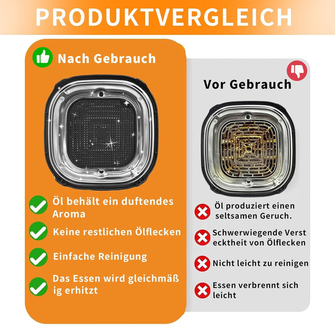 Airfryer Zubehör, kompatibel mit Ninja CRISPi Pro FN101EU – für Air Fryer/Heissluftfritteuse: Siliko