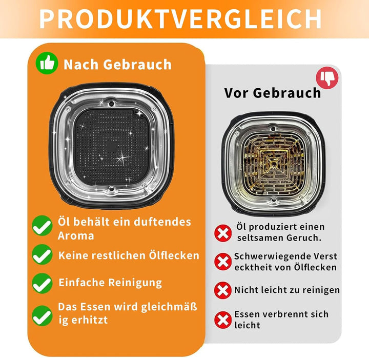 Airfryer Zubehör, kompatibel mit Ninja CRISPi Pro FN101EU – für Air Fryer/Heissluftfritteuse: Siliko