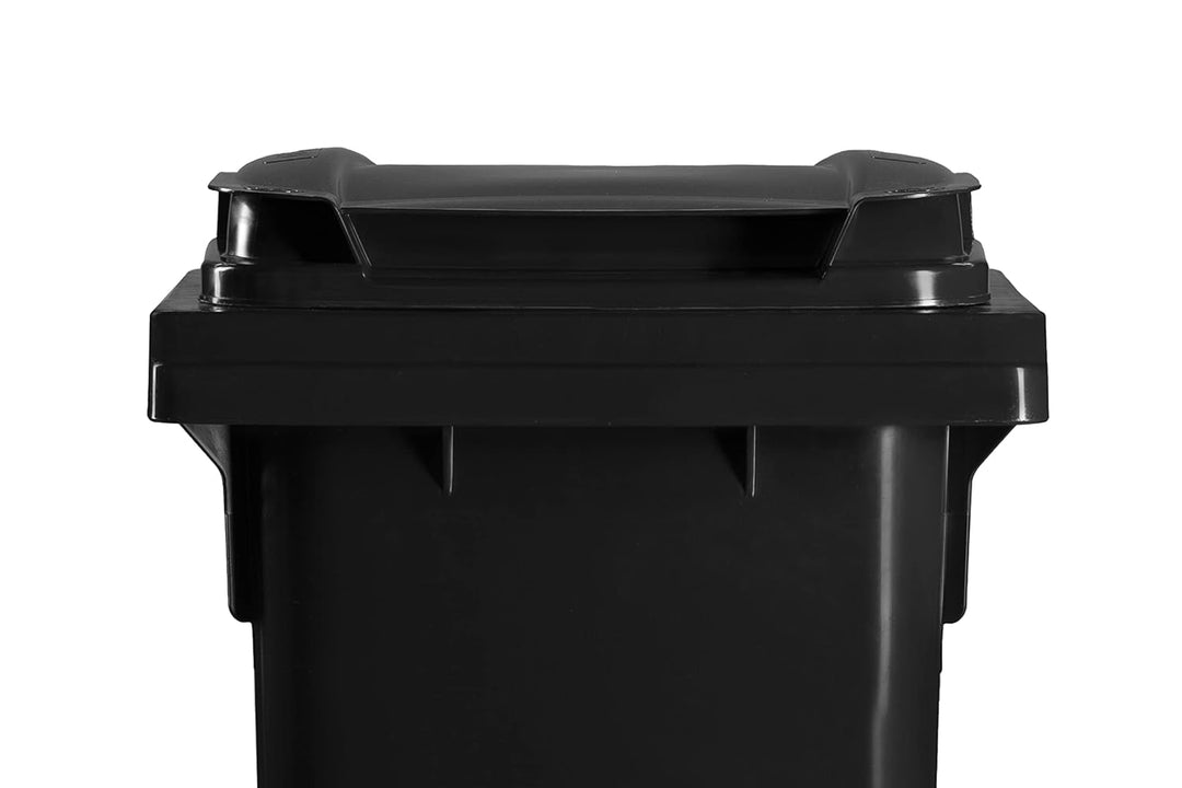 Bauer HARDWEX Mülltonne mit 2 Rädern und Deckel, Müllgrossbehälter, Abfalltonne, Mülleimer, Volumen: