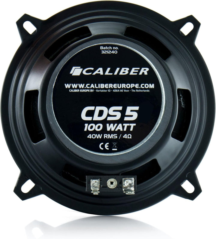 Caliber Auto Lautsprecher Set 100W - 2er Set Lautsprecher Auto - Koaxial Lautsprecher 2-Wege - Inklu