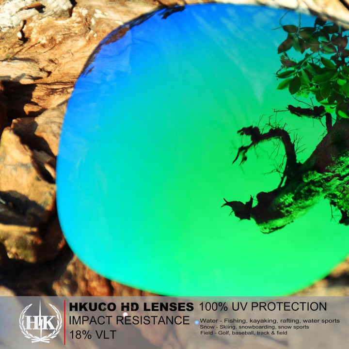 HKUCO Plus Mens Replacement Lenses for Oakley Dispatch 2-1 Pair