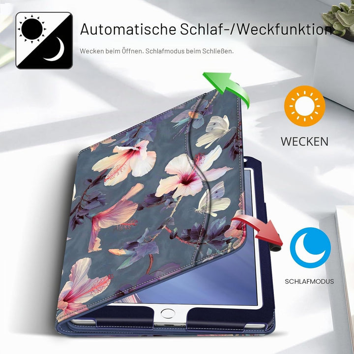 Fintie Hülle für iPad 9.7 Zoll 2018 2017 / iPad Air 2 / iPad Air - [Eckenschutz] Multi-Winkel Betrac