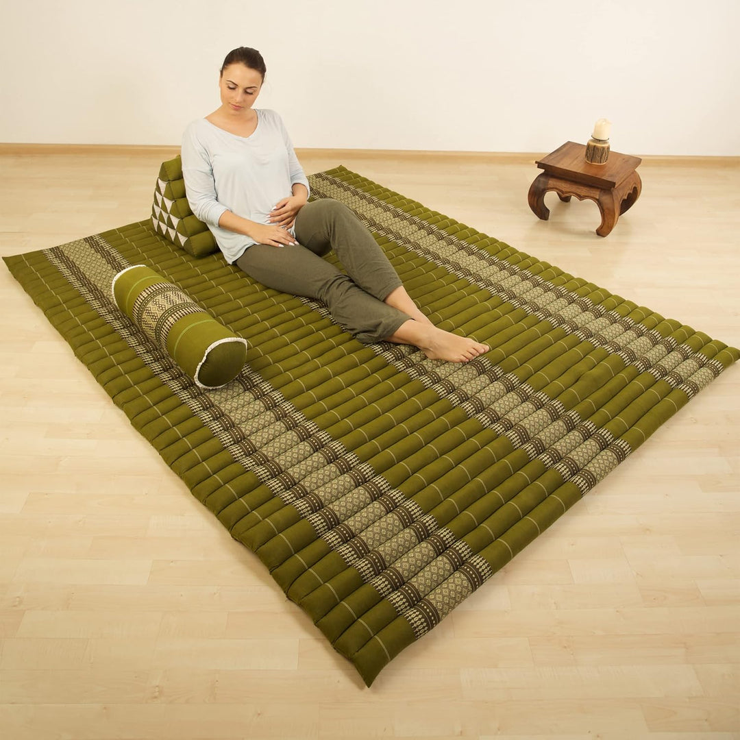 livasia Rollmatte XXL breit Doppelbett - 200x145x4,5cm - Gästebett Gästematratze 2 Personen mit Must