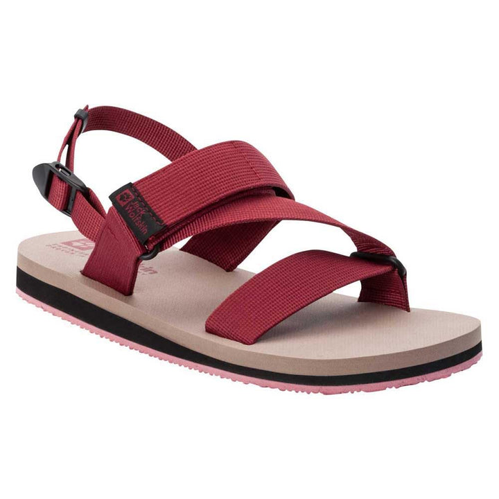 Jack Wolfskin Herren Urban Entdeckung Belt M Sandale 40 EU Cayenne Red, 40 EU Cayenne Red