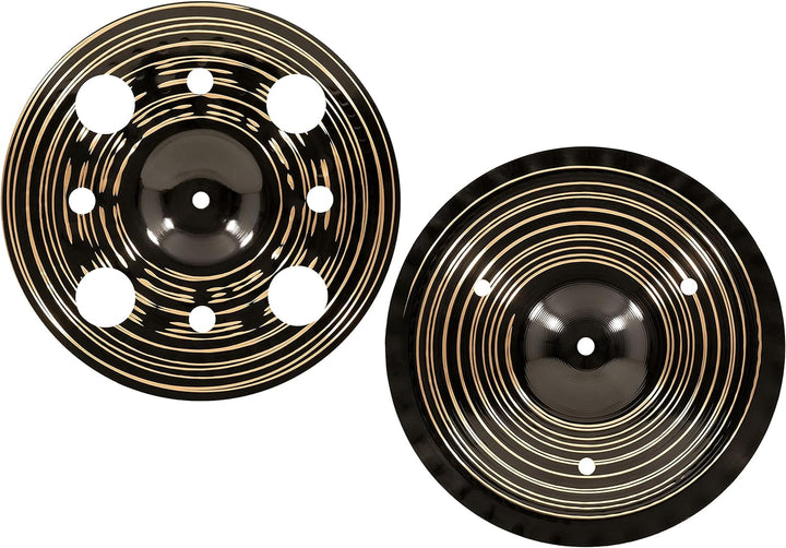 Meinl Cymbals Classics Custom Dark Trash Stack 12 Zoll (Video) Schlagzeug Becken (30,48cm) B12 Bronz