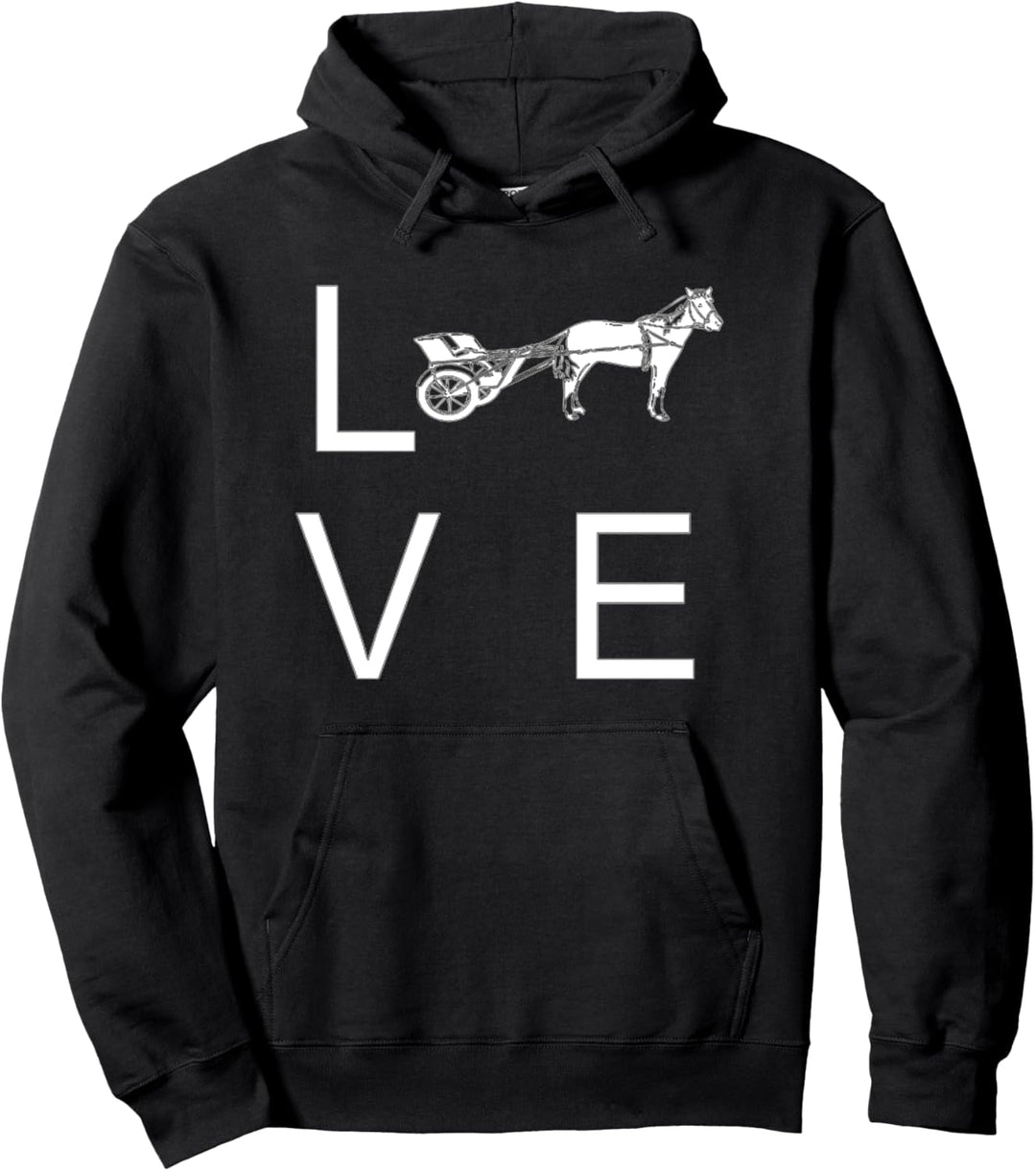 Ich liebe das Fahren im Sulky Pullover Hoodie